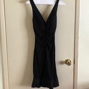 BCBG rayon flared dress